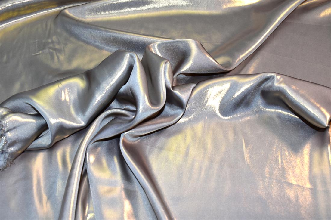 Shimmer Foil Chermeuse Satin