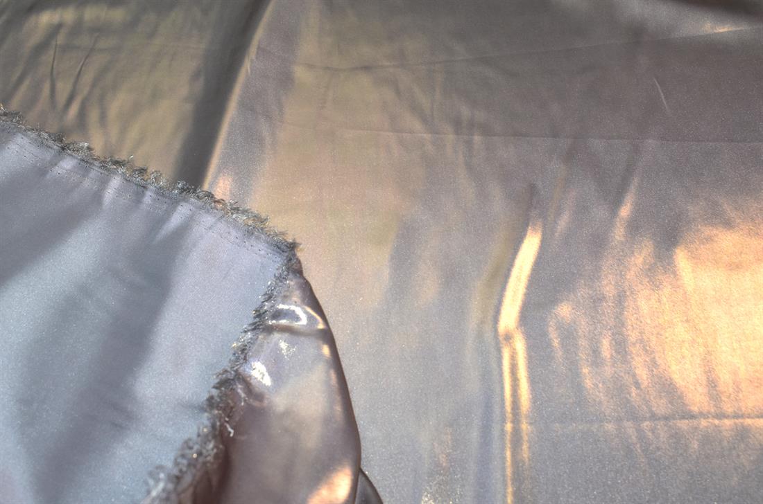 Shimmer Foil Chermeuse Satin