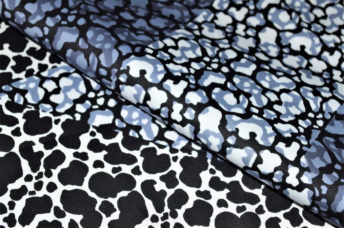 Leopardy Printed Cotton Sateen Clearance Stock