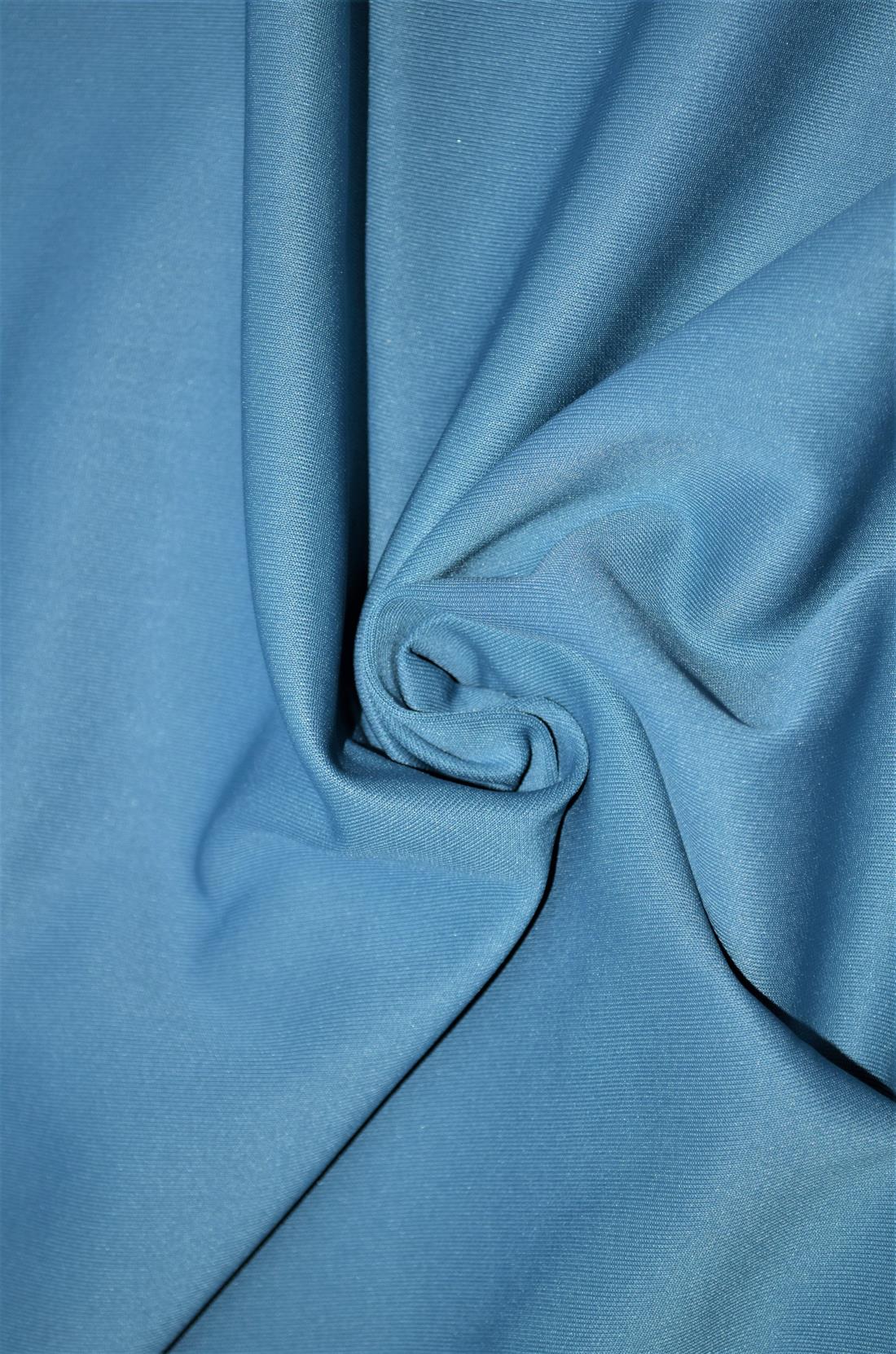 Blue Plain Light Scuba Fabric