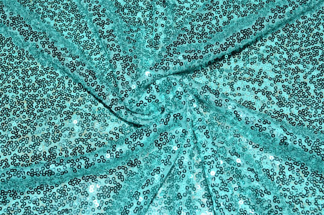 Sequin Sparkly Shiny 3Mm On Net Fabric