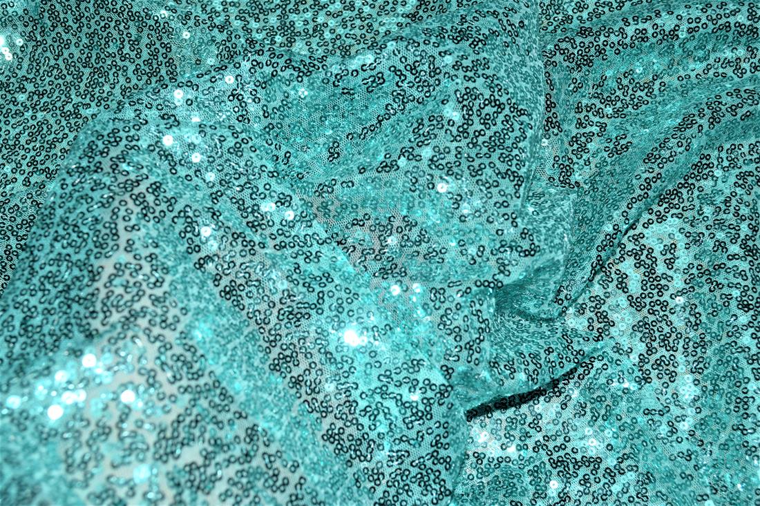 Sequin Sparkly Shiny 3Mm On Net Fabric