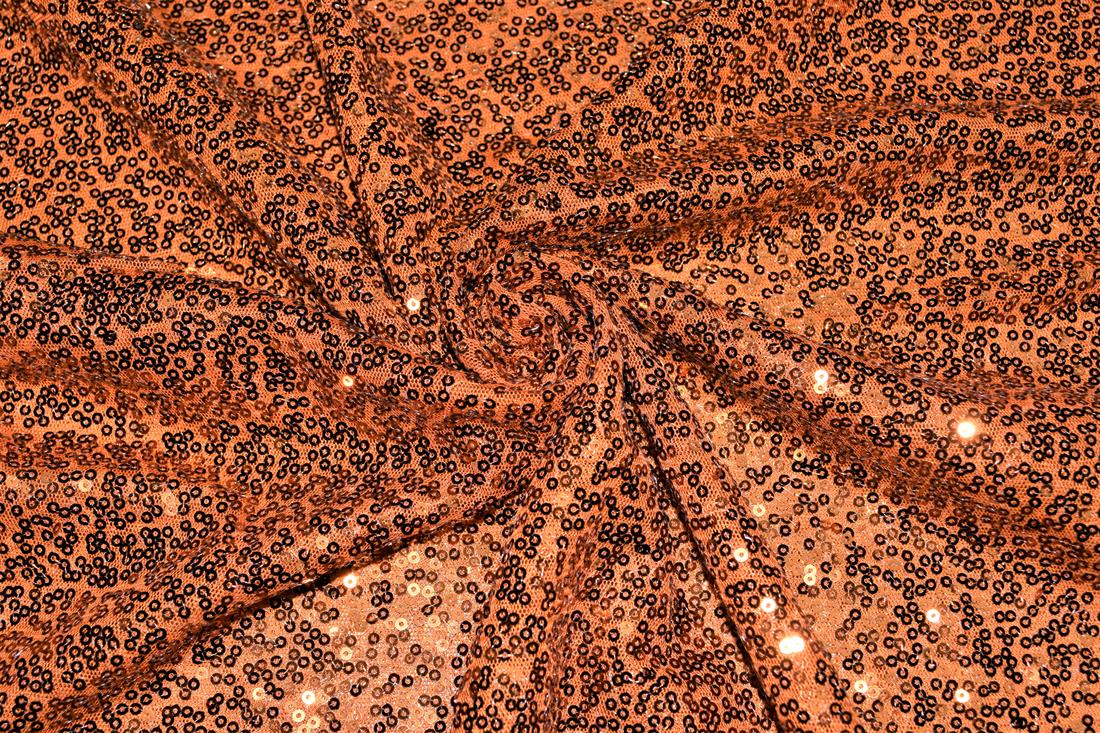 Sequin Sparkly Shiny 3Mm On Net Fabric