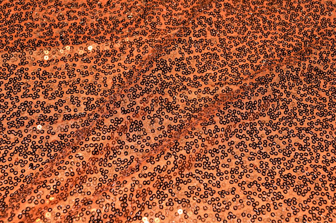 Sequin Sparkly Shiny 3Mm On Net Fabric