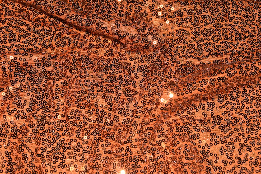 Sequin Sparkly Shiny 3Mm On Net Fabric