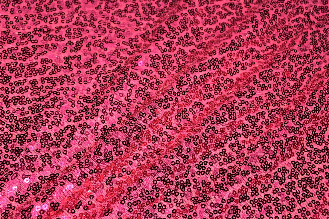 Sequin Sparkly Shiny 3Mm On Net Fabric