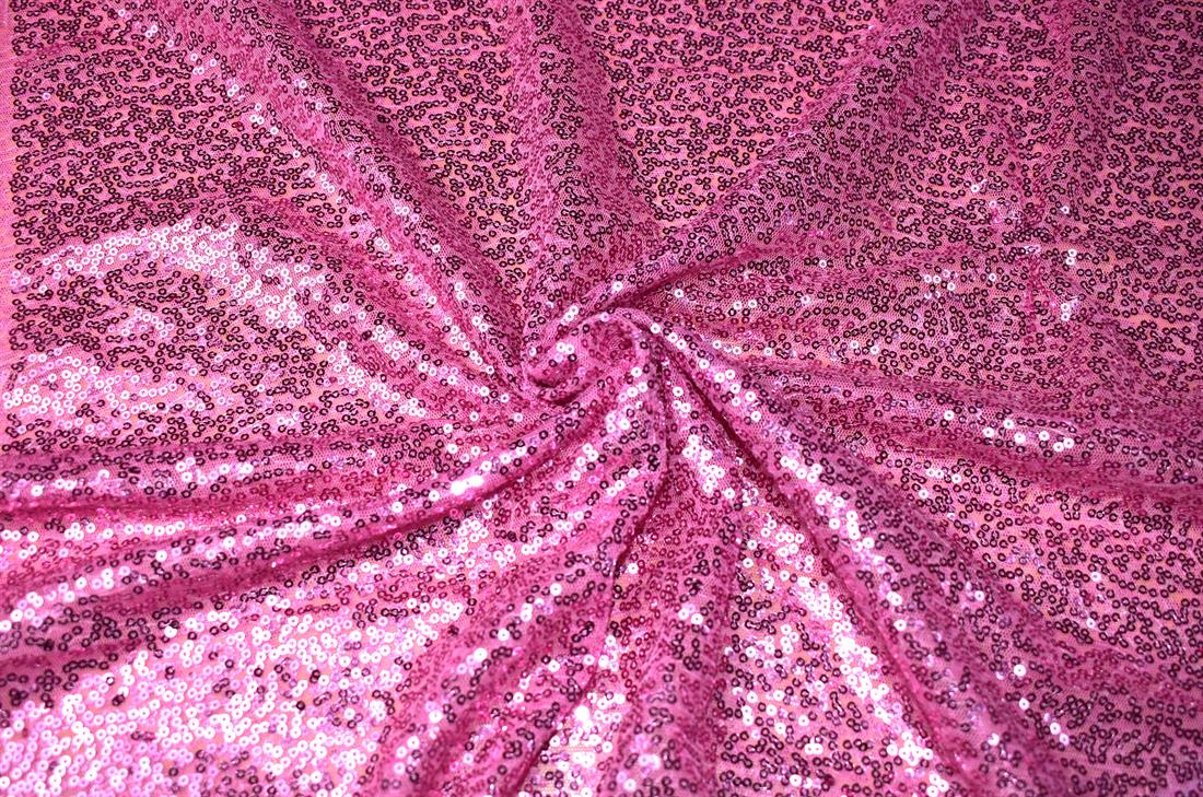 Sequin Sparkly Shiny 3Mm On Net Fabric