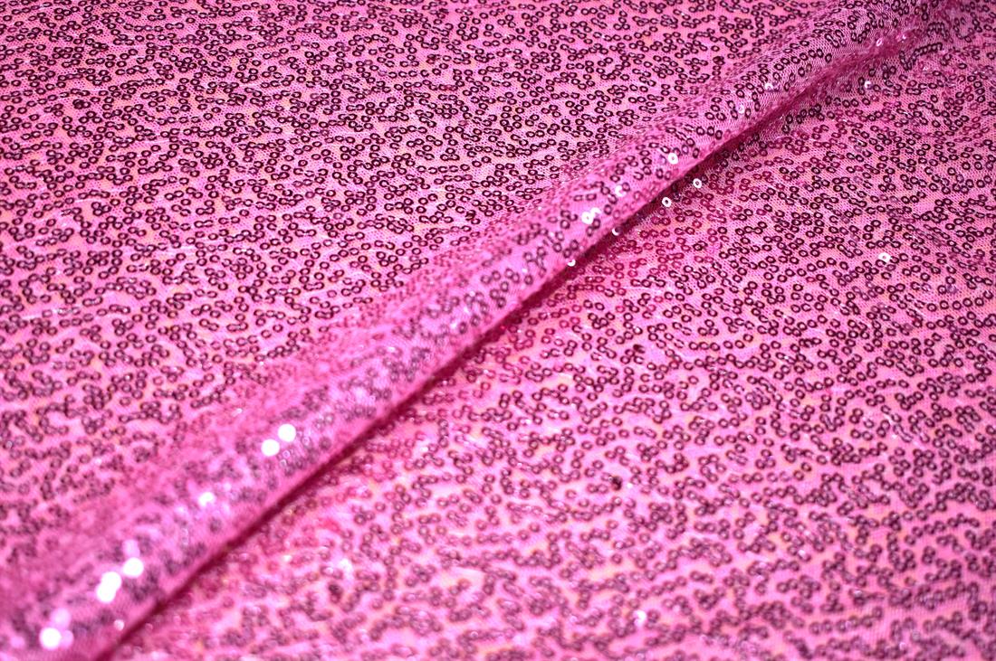 Sequin Sparkly Shiny 3Mm On Net Fabric