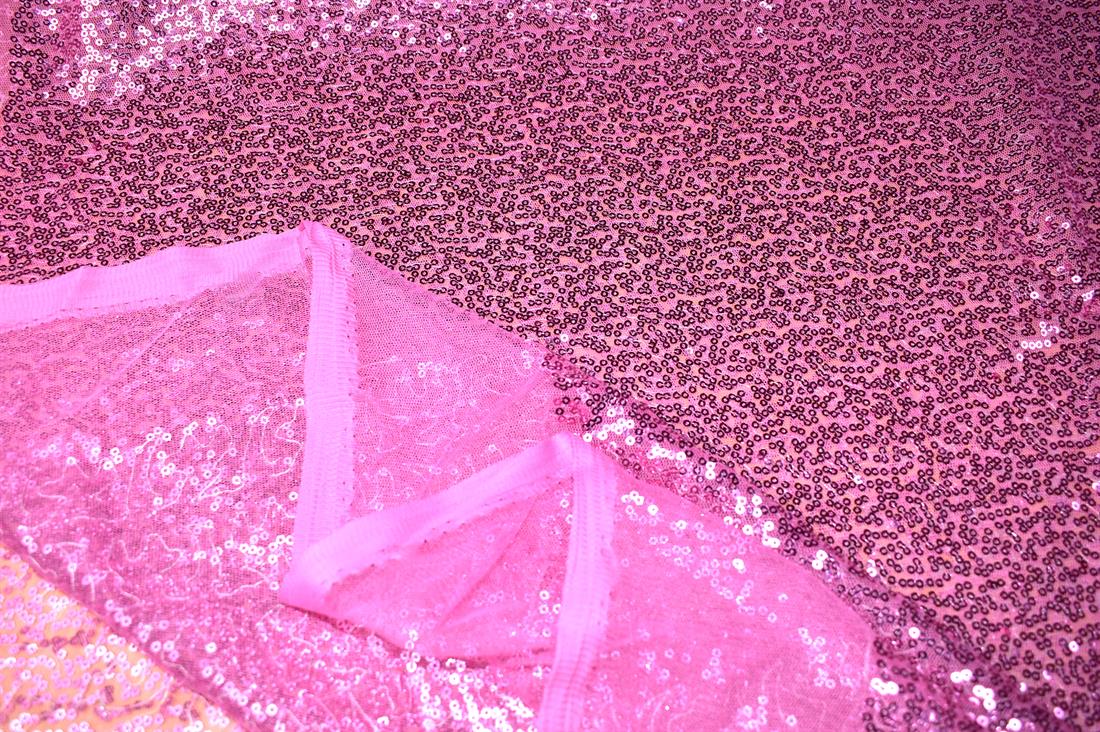 Sequin Sparkly Shiny 3Mm On Net Fabric
