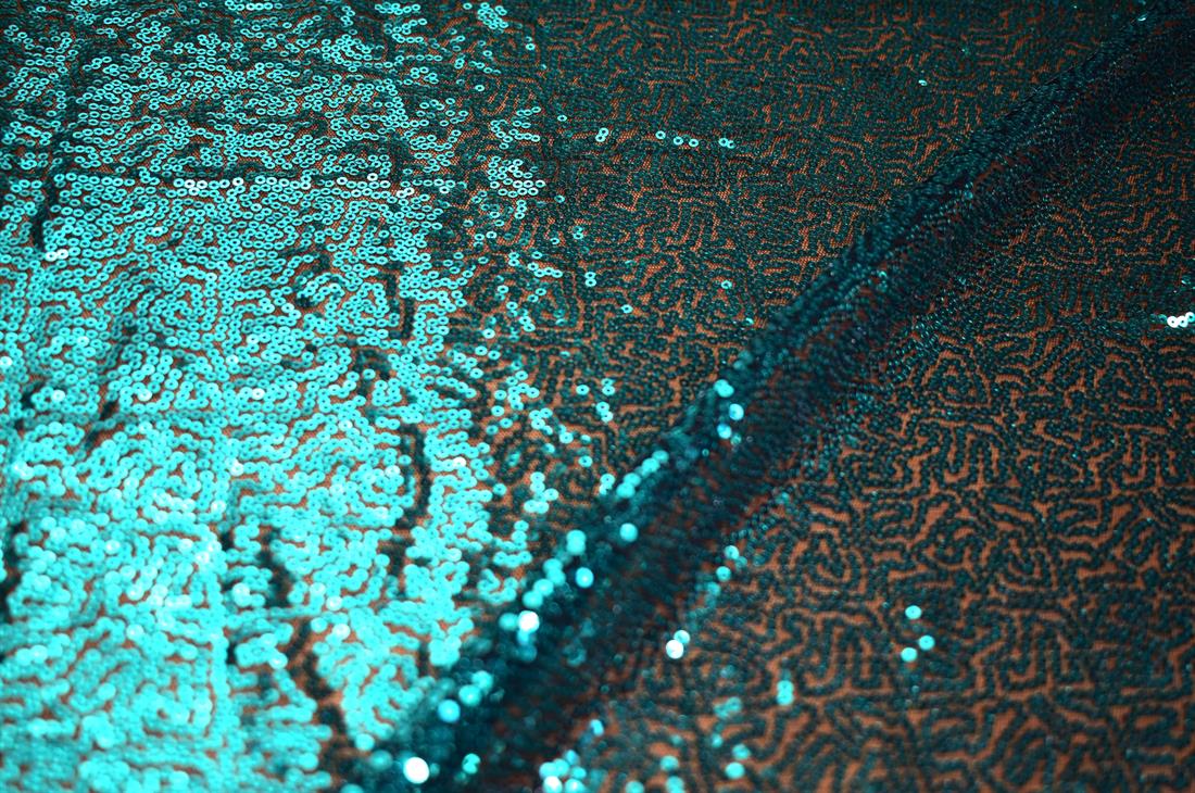 Sequin Sparkly Shiny 3Mm On Net Fabric