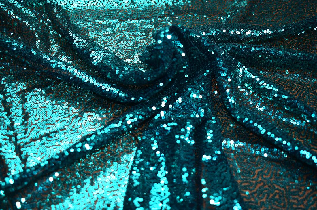Sequin Sparkly Shiny 3Mm On Net Fabric