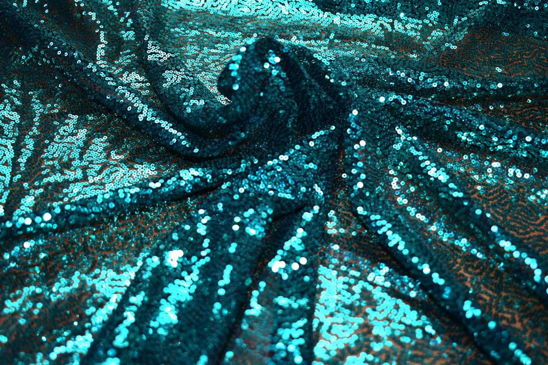 Sequin Sparkly Shiny 3Mm On Net Fabric
