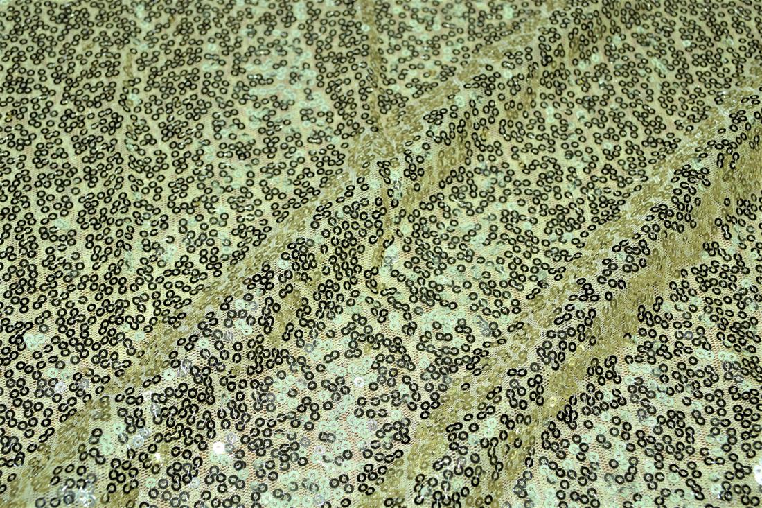 Sequin Sparkly Shiny 3Mm On Net Fabric