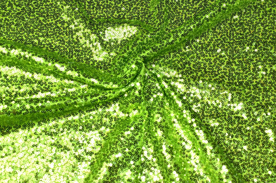 Sequin Sparkly Shiny 3Mm On Net Fabric