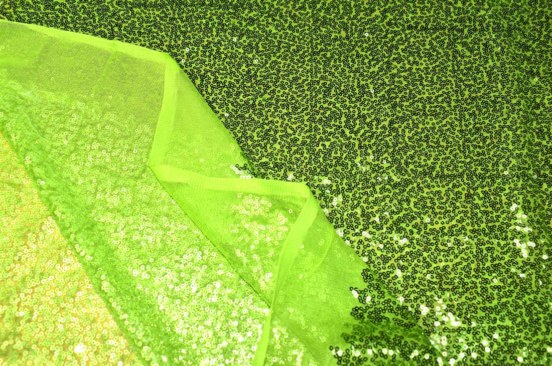 Sequin Sparkly Shiny 3Mm On Net Fabric