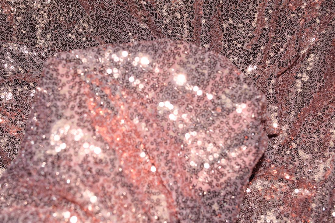 Sequin Sparkly Shiny 3Mm On Net Fabric