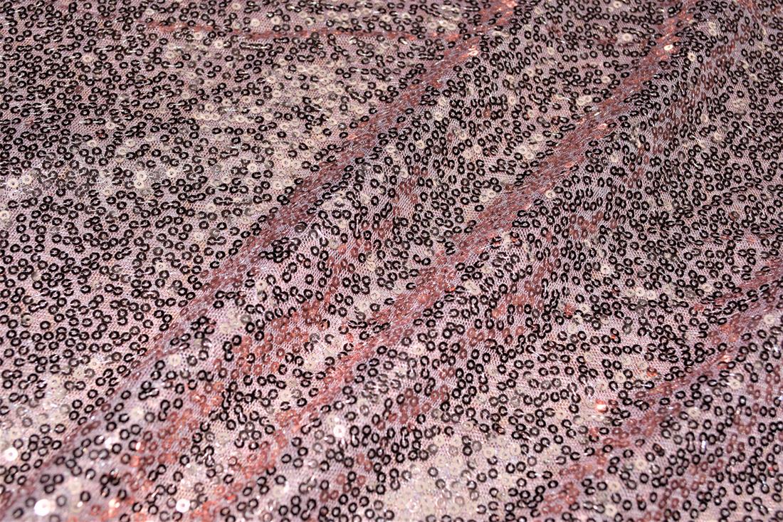 Sequin Sparkly Shiny 3Mm On Net Fabric