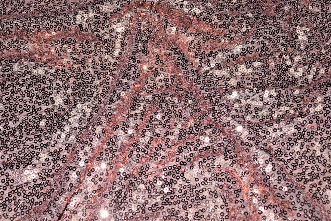 Sequin Sparkly Shiny 3Mm On Net Fabric