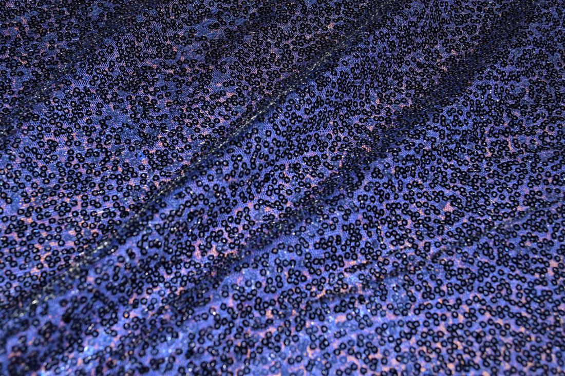Sequin Sparkly Shiny 3Mm On Net Fabric