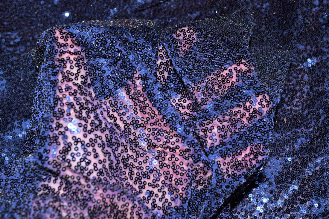 Sequin Sparkly Shiny 3Mm On Net Fabric