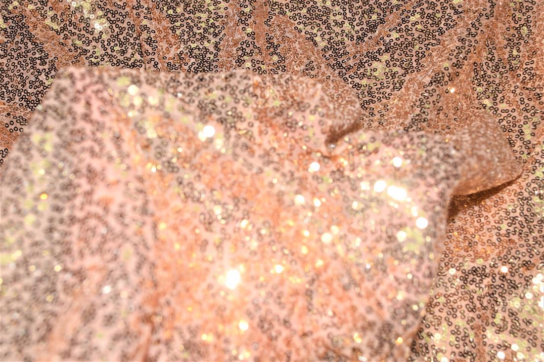 Sequin Sparkly Shiny 3Mm On Net Fabric