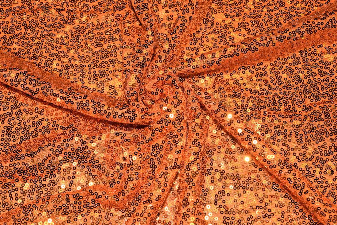 Sequin Sparkly Shiny 3Mm On Net Fabric