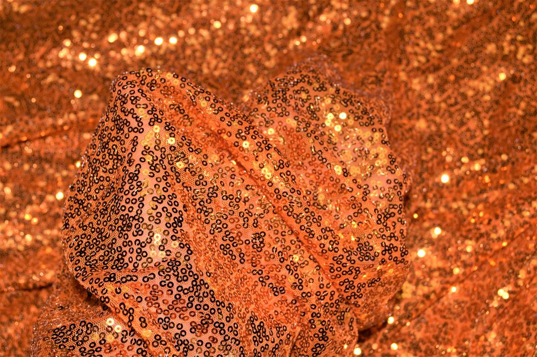 Sequin Sparkly Shiny 3Mm On Net Fabric