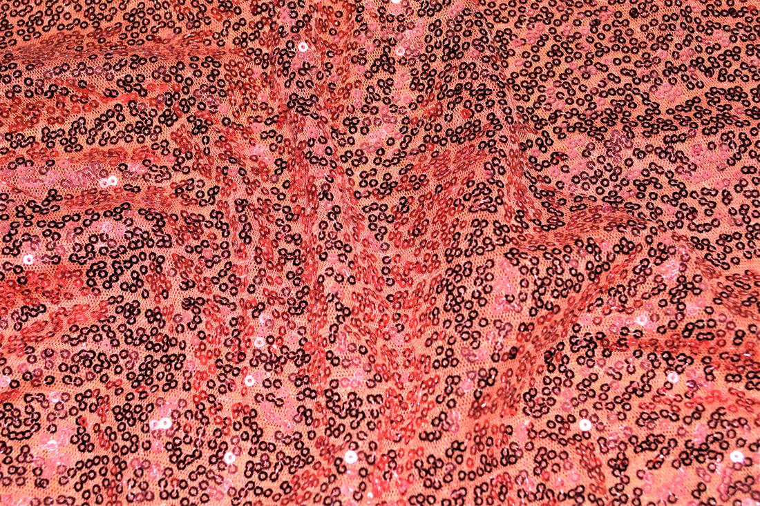 Sequin Sparkly Shiny 3Mm On Net Fabric