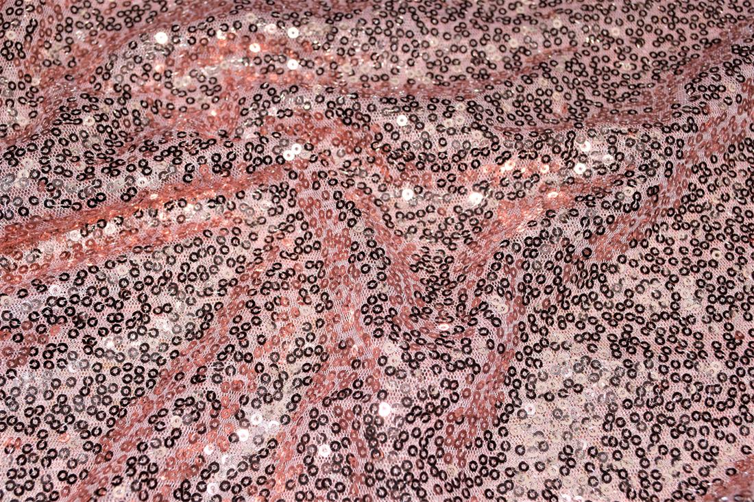 Sequin Sparkly Shiny 3Mm On Net Fabric