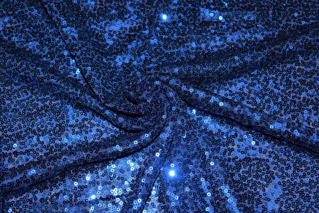 Sequin Sparkly Shiny 3Mm On Net Fabric