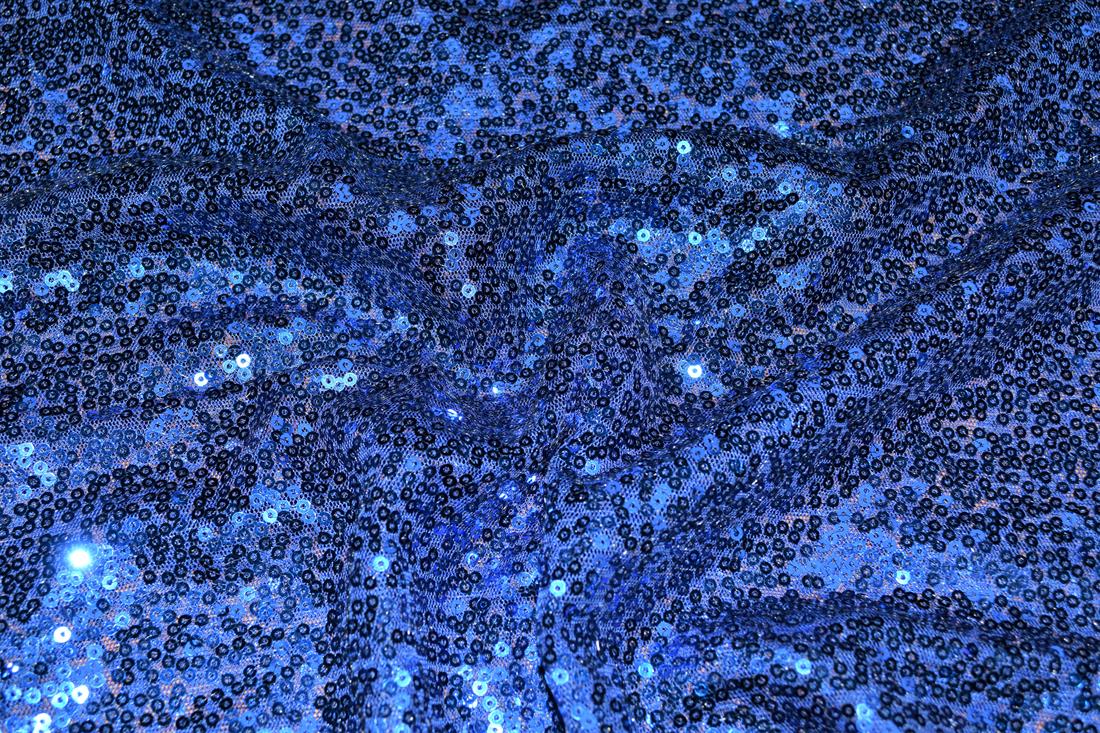 Sequin Sparkly Shiny 3Mm On Net Fabric