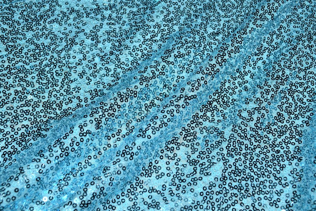 Sequin Sparkly Shiny 3Mm On Net Fabric