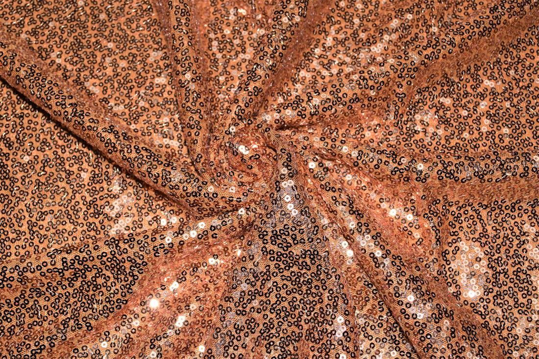 Sequin Sparkly Shiny 3Mm On Net Fabric