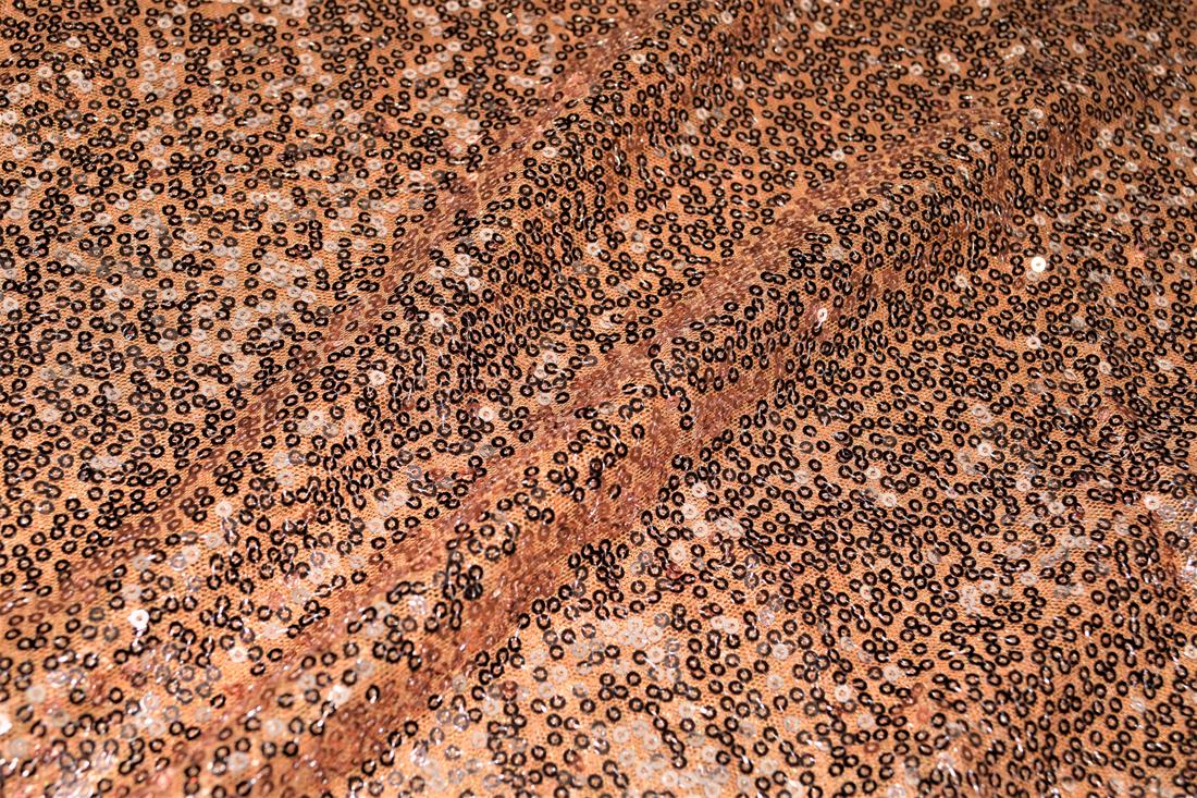 Sequin Sparkly Shiny 3Mm On Net Fabric