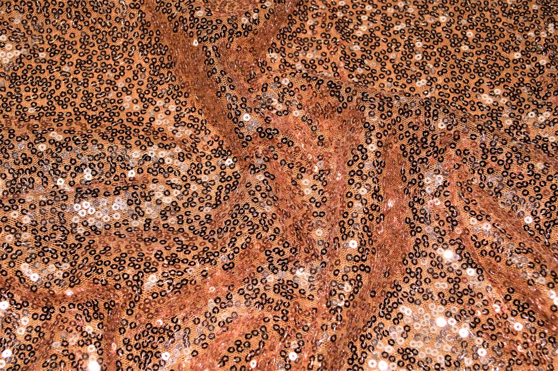 Sequin Sparkly Shiny 3Mm On Net Fabric