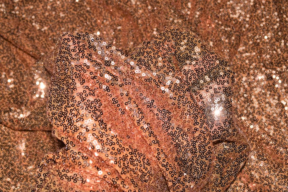 Sequin Sparkly Shiny 3Mm On Net Fabric