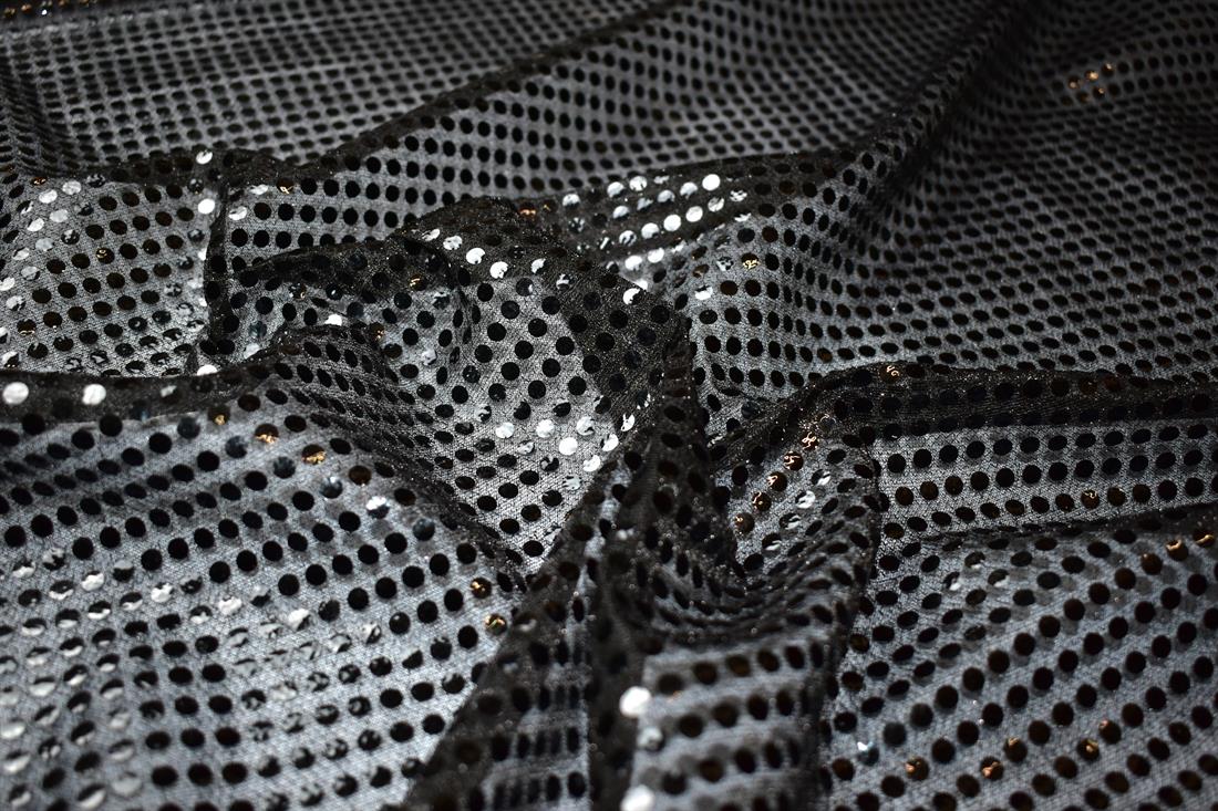 6mm Sequin Shiny Sparkly Material Fabric