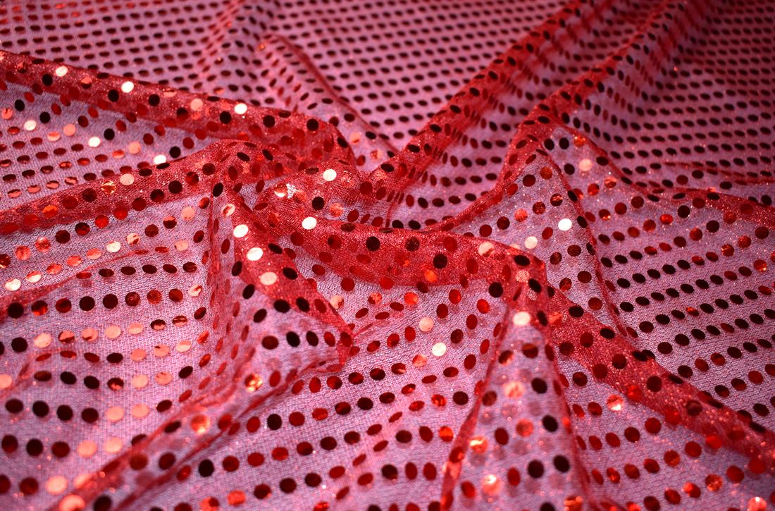 6mm Sequin Shiny Sparkly Material Fabric