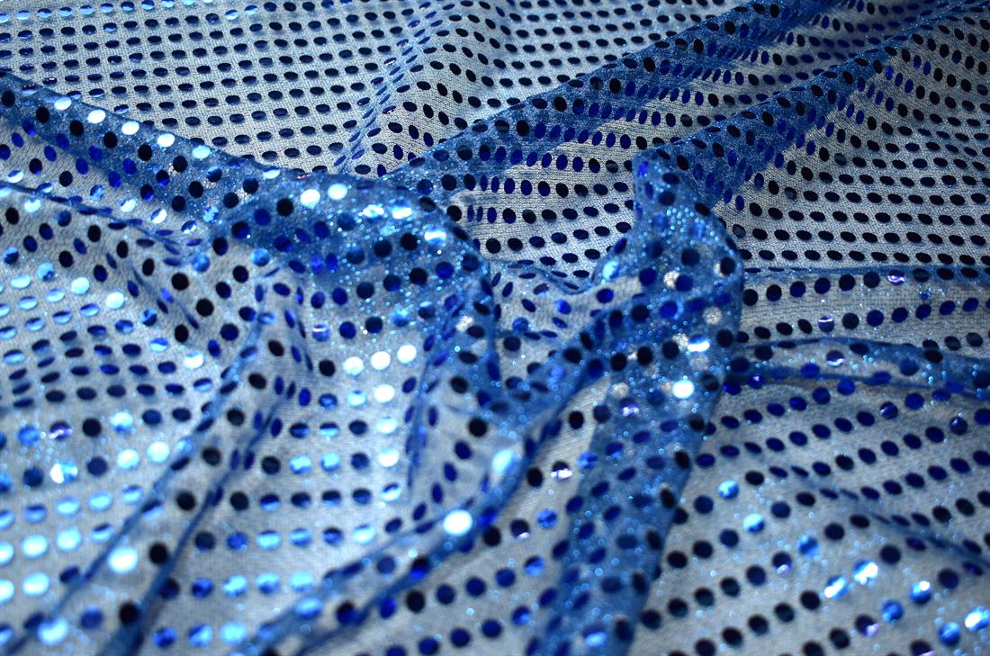 6mm Sequin Shiny Sparkly Material Fabric