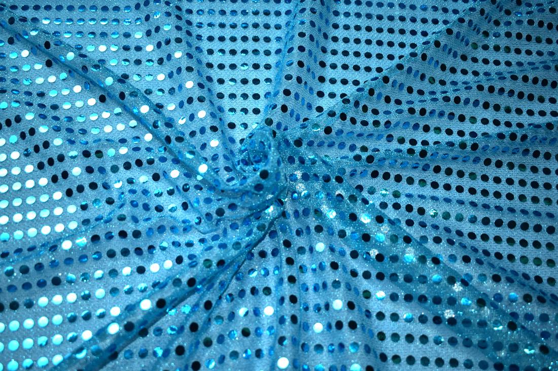 6mm Sequin Shiny Sparkly Material Fabric