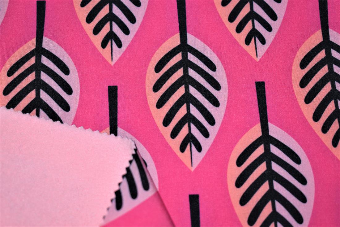Pink Leafy Soft Shell Soft-shell Is Often Used for Jackets Worn by…