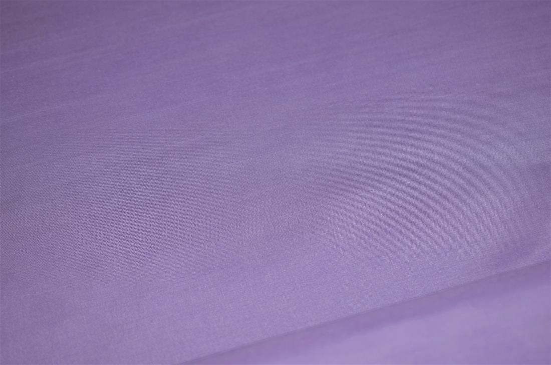 Lilac Plain TR-Silk Blend Fabric