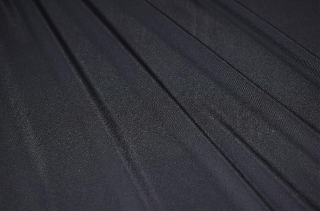 Black Plain Lycra Fabric