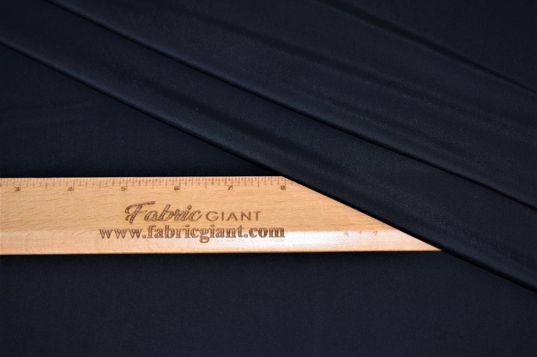 Black Plain Lycra Fabric