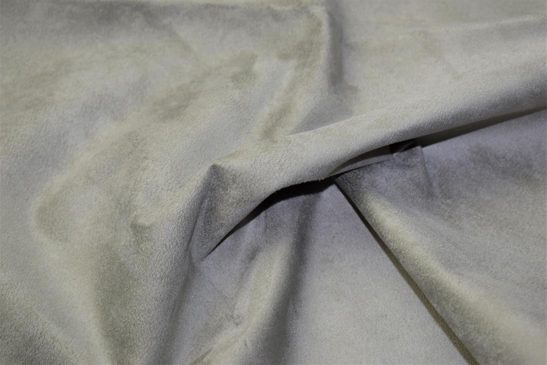 Plain Leather Print Faux Suede Fabric