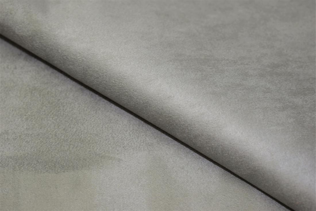 Plain Leather Print Faux Suede Fabric