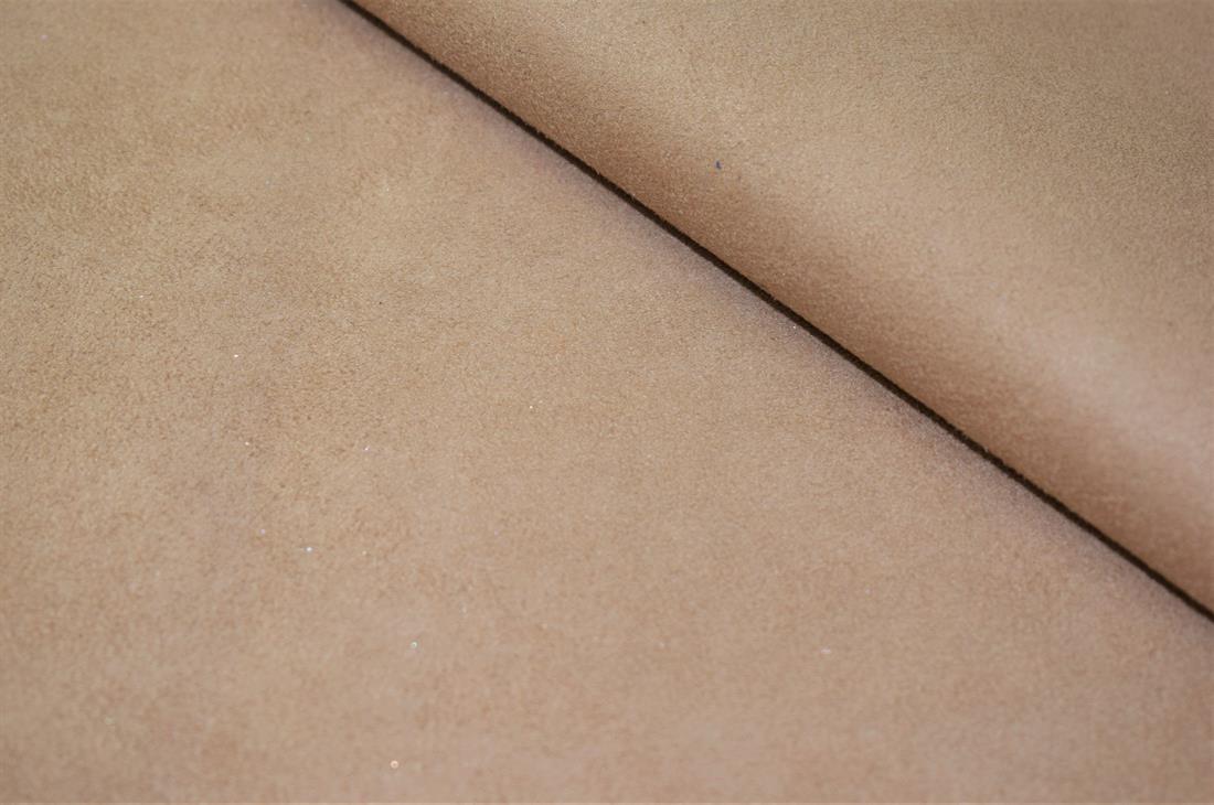 Plain Leather Print Faux Suede Fabric
