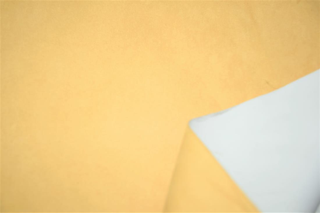 Light Gold Plain Faux Suede Fabric