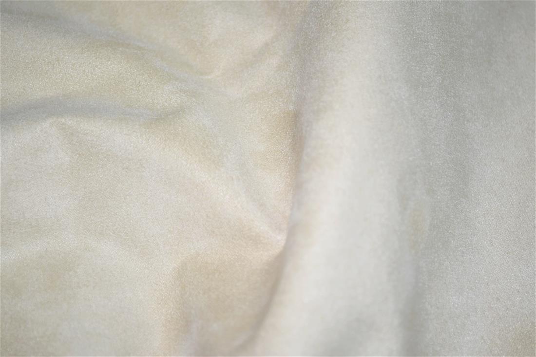 Beige Plain Faux Suede Fabric