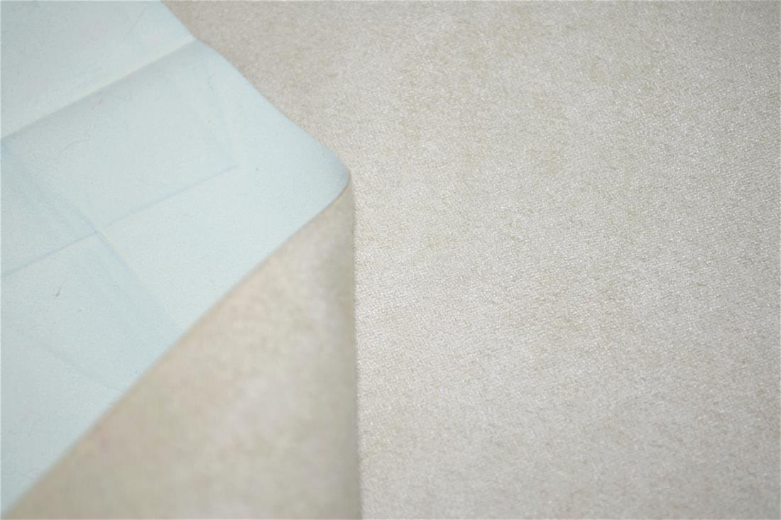 Beige Plain Faux Suede Fabric
